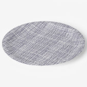 Wavy gestreepte wegwerp partij papier Bord (Gekanteld)