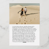 Wavy Gold Lijst Classic Vrolijk Kerstfeest Folie Feestdagenkaart (Achterkant)