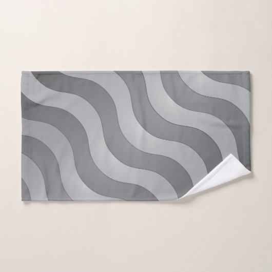 Wavy Gray Bad Handdoek (Handdoek)