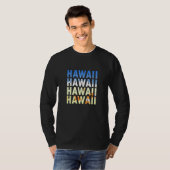 Wavy Hawaii Beach T-shirt (Voorkant volledig)
