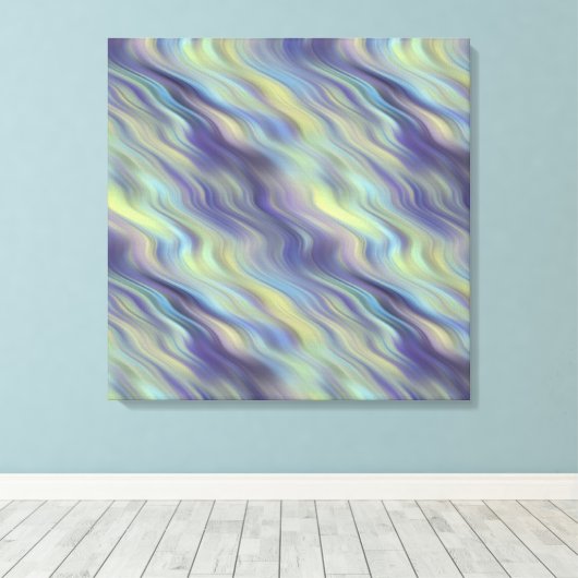 Wavy Lavender Texture Canvas Afdruk (Insitu (Houten vloer))