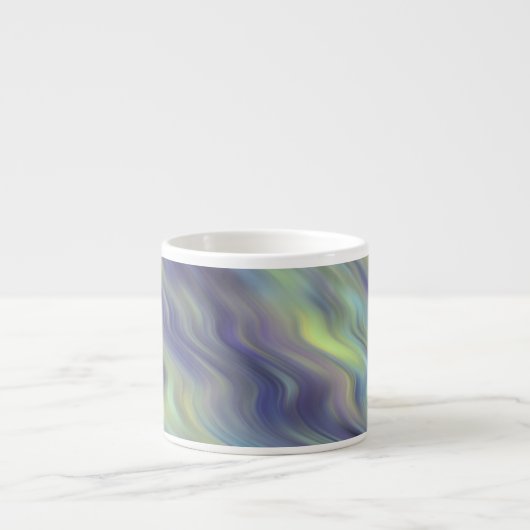 Wavy Lavender Texture Espresso Kop (Voorkant)