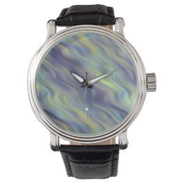 Wavy Lavender Texture Horloge