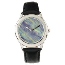 Wavy Lavender Texture Horloge