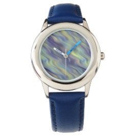 Wavy Lavender Texture Horloge