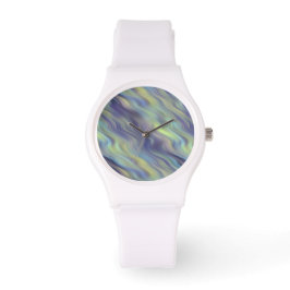 Wavy Lavender Texture Horloge