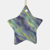 Wavy Lavender Texture Keramisch Ornament (Rechts)