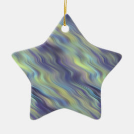 Wavy Lavender Texture Keramisch Ornament