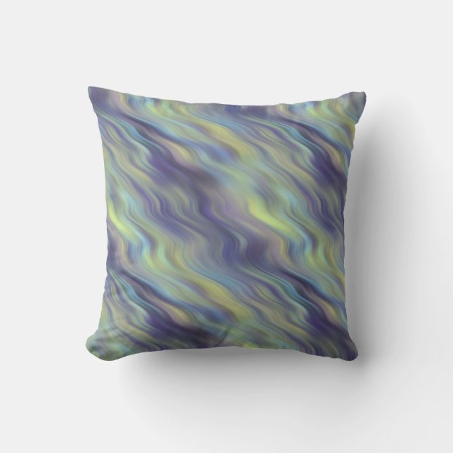 Wavy Lavender Texture Kussen (Voorkant)