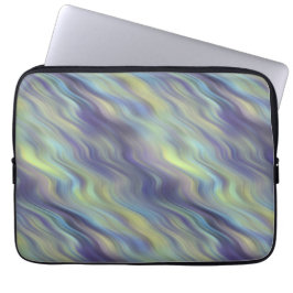 Wavy Lavender Texture Laptop Sleeve