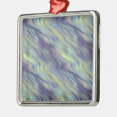 Wavy Lavender Texture Metalen Ornament (Links)