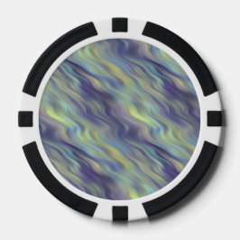 Wavy Lavender Texture Poker Chips