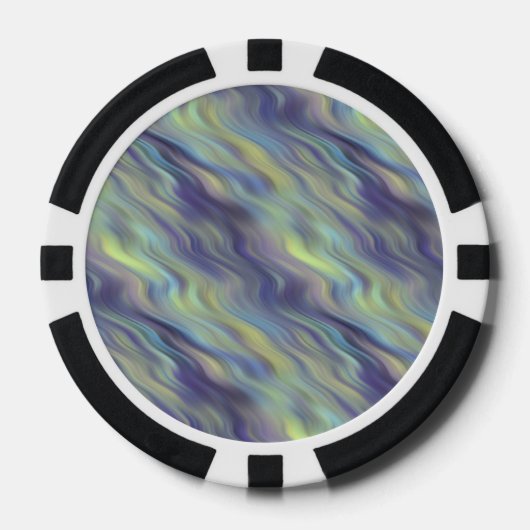Wavy Lavender Texture Poker Chips (Voorkant)