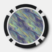 Wavy Lavender Texture Poker Chips (Achterkant)