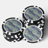 Wavy Lavender Texture Poker Chips (Opstapeling)