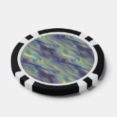 Wavy Lavender Texture Poker Chips (Enkel)