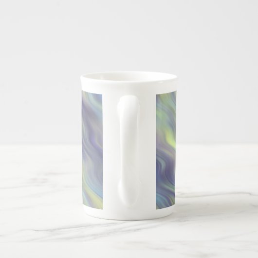 Wavy Lavender Texture Porselein Kop (Achterkant)