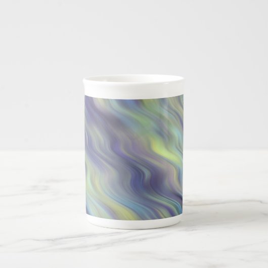 Wavy Lavender Texture Porselein Kop (Voorkant)