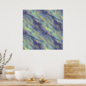 Wavy Lavender Texture Poster (Keuken)