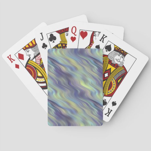Wavy Lavender Texture Speelkaarten (Achterkant)