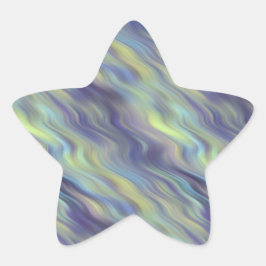 Wavy Lavender Texture Ster Sticker