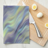 Wavy Lavender Texture Theedoek (Quarter Fold)