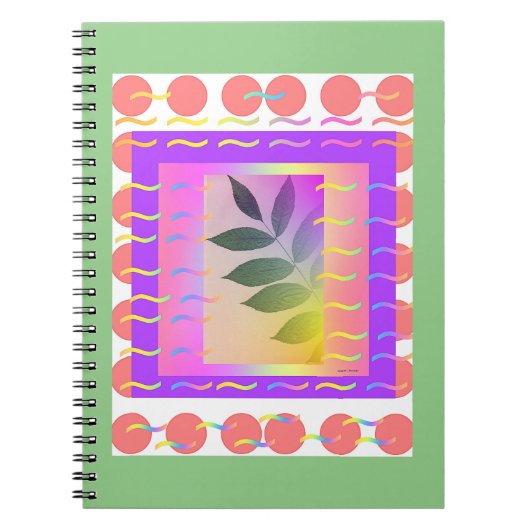 WAVY LEAF NOTITIEBOEK (Voorkant)