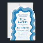 Wavy Lijst Arch Modern Custom QR Bar Bat Mitzvah Kaart<br><div class="desc">Perfecte kaart om een bat mitswa, bar mitswa of andere Joodse viering aan te kondigen! Hand gemaakt golvend lijst voor u aan de voorzijde! VOLLEDIG ! Klik hierboven op "Personaliseer" om de tekst te bewerken en uw link toe te voegen aan de qr-code. Klik op "bewerken met het ontwerpgereedschap" om...</div>
