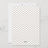 Wavy Lijst Bow Pinstripe Holiday Kaart Christmas (Achterkant)