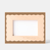 Wavy lijst eenvoudig modern minimalistisch gegraveerde lijstjes (Voorkant)