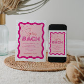 Wavy Lijst Retro Bachelorette Weekend Kaart