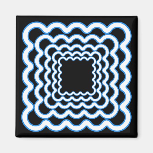 Wavy Lijsten Magnet (Voorkant)