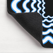 Wavy Lijsten Mousepad Muismat (Hoek)