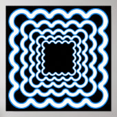 Wavy Lijsten Poster (Voorkant)