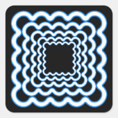 Wavy Lijsten Sticker (Voorkant)