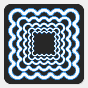 Wavy Lijsten Sticker