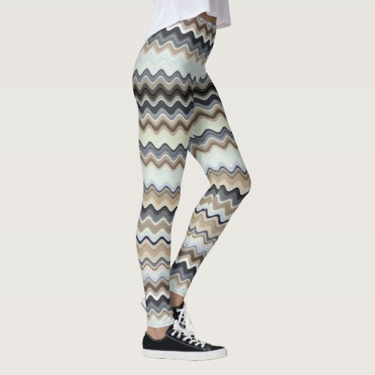 Wavy Line Pattern Leggings (Rechts)
