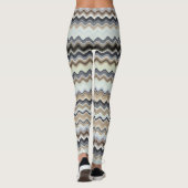 Wavy Line Pattern Leggings (Achterkant)