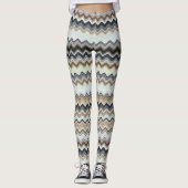 Wavy Line Pattern Leggings (Voorkant)