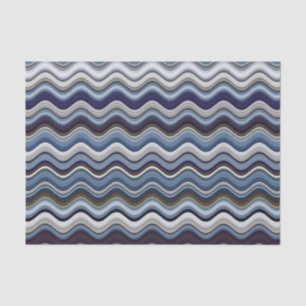 Wavy Line Pattern Tissuepapier