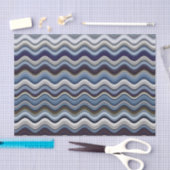 Wavy Line Pattern Tissuepapier (Craft)