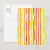 Wavy Lines Briefkaart (Voorkant / Achterkant)