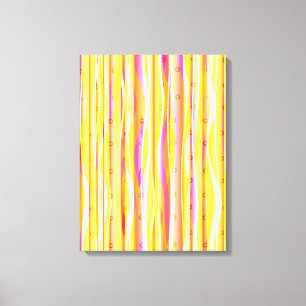 Wavy Lines Canvas Afdruk
