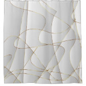 Wavy Lines Douchegordijn (Voorkant)