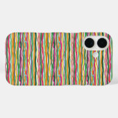 Wavy Lines Earth Tone Hippie All Over Print Case-Mate iPhone Case (Achterkant (horizontaal))