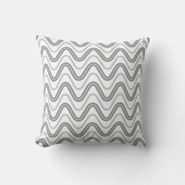 Wavy Lines Kussen (Voorkant)