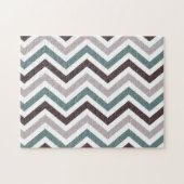 Wavy Lines Neutrale kleuren Creative Pattern Legpuzzel (Horizontaal)