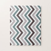 Wavy Lines Neutrale kleuren Creative Pattern Legpuzzel (Verticaal)