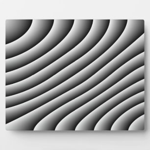  Wavy Lines Plaque Fotoplaat