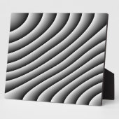 Wavy Lines Plaque Fotoplaat (Zijkant)
